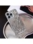 Iphone 11 Pro Max Uyumlu 3D Metal Silver Sevimli Lüx Su Dalgalanma Desenli Kamera Koruyuculu Kılıf 2