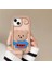 Iphone 14 Pro Uyumlu Kore Sevimli Ayıcık Hamur Kılıf 4