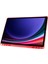 Samsung Tab S9 (X710) / Tab S9 Fe (X510) Kılıf Kalem Bölmeli Uyku Modlu Standlı Arkası Silikon Kapak 2