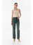 Yüksek Bel Düğmeli Wide Leg Jean 1