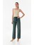 Yüksek Bel Düğmeli Wide Leg Jean 3