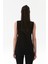 Basic Dik Yaka Kolsuz Oversize Tişört 4