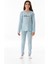 Let Love We Baskılı Kız Çocuk Pijama Takımı 1