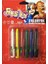 6 Pcs Colorful Bordy Painting Kostüm Aksesuarları Vıp Palyaço Yüz Boyası 6 Lı Kalem Yüz Boyama Seti 2