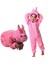 Çocuk Tavşan Kostümü Pembe Renk 2-3 Yaş 80 cm (4887) 1