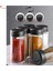 Luxury Evimol 6'lı Set ( Cam & 225ML ) Baharatlık & Tuzluk ( Plastik Kapak ) Cam Gövde 1 Adet 1