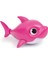 Luxury Baby Shark Yüzen ve Sesli Figür Banyo Oyuncağı Pembe 1 Adet 1