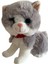 Luxury Sesli Ayakta Miyavlayan 28 cm Peluş Kedi Oyuncak 1 Adet 1