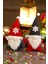 Luxury 2'li Cüce Elf Gnome Kırmızı 45 cm Yılbaşı Dekoru ve Peluş Oyuncağı 1 Adet 1