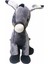 Luxury Unisex Gri Sevimli Peluş Eşek 45 cm 1 Adet 3