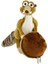 Luxury Ice Age - Buz Devri Scrat ve Hediyesi Peluş Oyuncak 1 Adet 2