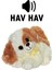 Luxury Havlayan Sesli Köpek Peluş Oyuncak 30 cm 1 Adet 1