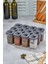 Luxury 12'li 450ML Kilitlenebilir Kapaklı Kendinden Kaşıklı Baharatlık Seti - 450ML - Etiket Hediyeli 1 Adet 3
