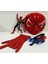 Luxury Vantuz Atan Eldiven+Işıklı Maske+18 cm Işıklı Figür 3 Lü Set Oyuncak Spiderman 1 Adet 2
