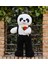 Luxury Ayakta Duran Siyah Tulumlu Panda Peluş Hayvan 1 Adet 3