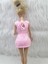 Luxury Kirazlı Mini Elbise/bebek Elbisesi/oyuncak Bebek Elbisesi Pembe Kirazlı Elbise 1 Adet 3