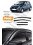 Renault Clio 2 1998-2008 Arası Kromlu Cam Rüzgarlığı 4'lü A+ Plus 1