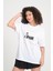 %100 Pamuk Rahat Kesim T-Shirt - Estetik Amore Detayı 1
