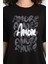 %100 Pamuk Rahat Kesim T-Shirt - Estetik Amore Detayı 2