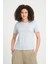 %100 Pamuk Basic Fit T-Shirt - Şık ve Konforlu Kısa Kollu Model 5