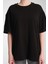 %100 Pamuk, Bisiklet Yaka, Oversize, Kısa Kollu Basic T-Shirt 2