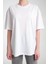 %100 Pamuk, Bisiklet Yaka, Oversize, Kısa Kollu Basic T-Shirt 4