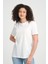 %100 Pamuk Kısa Kollu Bisiklet Yaka Basic T-Shirt 1