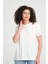 %100 Pamuk Kısa Kollu Bisiklet Yaka Basic T-Shirt 4