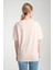 %100 Pamuk, Bisiklet Yaka, Oversize, Kısa Kollu Basic T-Shirt 2
