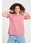 %100 Pamuk Rahat Kesim Bisiklet Yaka T-Shirt - Minimalist Yazı Tasarımı 5