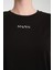 %100 Pamuk Rahat Kesim Bisiklet Yaka T-Shirt - Şık Moon Detayı 2
