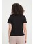 %100 Pamuk Rahat Kesim Bisiklet Yaka T-Shirt - Şık Moon Detayı 3