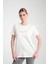 %100 Pamuk Rahat Kesim Bisiklet Yaka T-Shirt - Minimalist Yazı Tasarımı 5