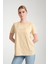 %100 Pamuk Rahat Kesim Bisiklet Yaka T-Shirt - Minimalist Yazı Tasarımı 4