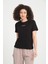 %100 Pamuk Rahat Kesim Bisiklet Yaka T-Shirt - Şık Moon Detayı 5