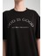 %100 Pamuk Kadın Oversized Bisiklet Yaka Kısa Kollu T-Shirt _ Motivasyonel Yazı Baskılı 2