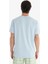 Erkek Modal Regular V Yaka Kısa Kol Mavi T-Shirt C7T1N7O04 4