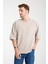 %100 Pamuk Oversize Kısa Kollu Bisiklet Yaka T-Shirt 5