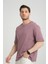 %100 Pamuk, Rahat Kesim, Bisiklet Yaka T-Shirt 3