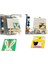2 Paket Mini Numaralara Göre Boya Seti Çocuklar Için Şövale ile Çocuklar Acemi 10X10CM (Yurt Dışından) 1