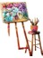 Huacan Sayılarla Resim Bahçe Manzara Dıy Çerçeve Yetişkinler Için Handpainted65X50CM Dıy Çerçeve (Yurt Dışından) 1