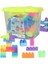 Play Blox Yapı Oyuncakları 3110 Neon Renkler Mega Blok Seti 107 Parça Kovalı 1