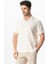 Kısa Kol Polo Yaka Müslin Yazlık Tshirt Kırık Beyaz Krkbyz 4