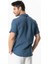 Kısa Kol Polo Yaka Müslin Yazlık Tshirt Indigo Indg 2