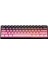 MONSGEEK FUN60 Max Shine-Through Black-Pink Gradient Hall Effect Manyetik Switch ARGB Kablosuz Hotswap Mekanik Gaming Klavye 2