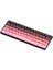 MONSGEEK FUN60 Max Shine-Through Black-Pink Gradient Hall Effect Manyetik Switch ARGB Kablosuz Hotswap Mekanik Gaming Klavye 3