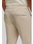 Kolay Ütülenen Streç Slim Fit Chino Erkek Pantolon Bej 2