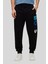 Regular Fit Cepli Jogger Erkek Pantolon Siyah 3