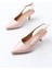 ST-1152 Pembe Rugan Günlük 7 cm Topuklu Kadın Ayakkabı 4