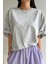 Kadın Aweasome Gri Oversize Sırt Baskılı T-Shirt Tee 2
